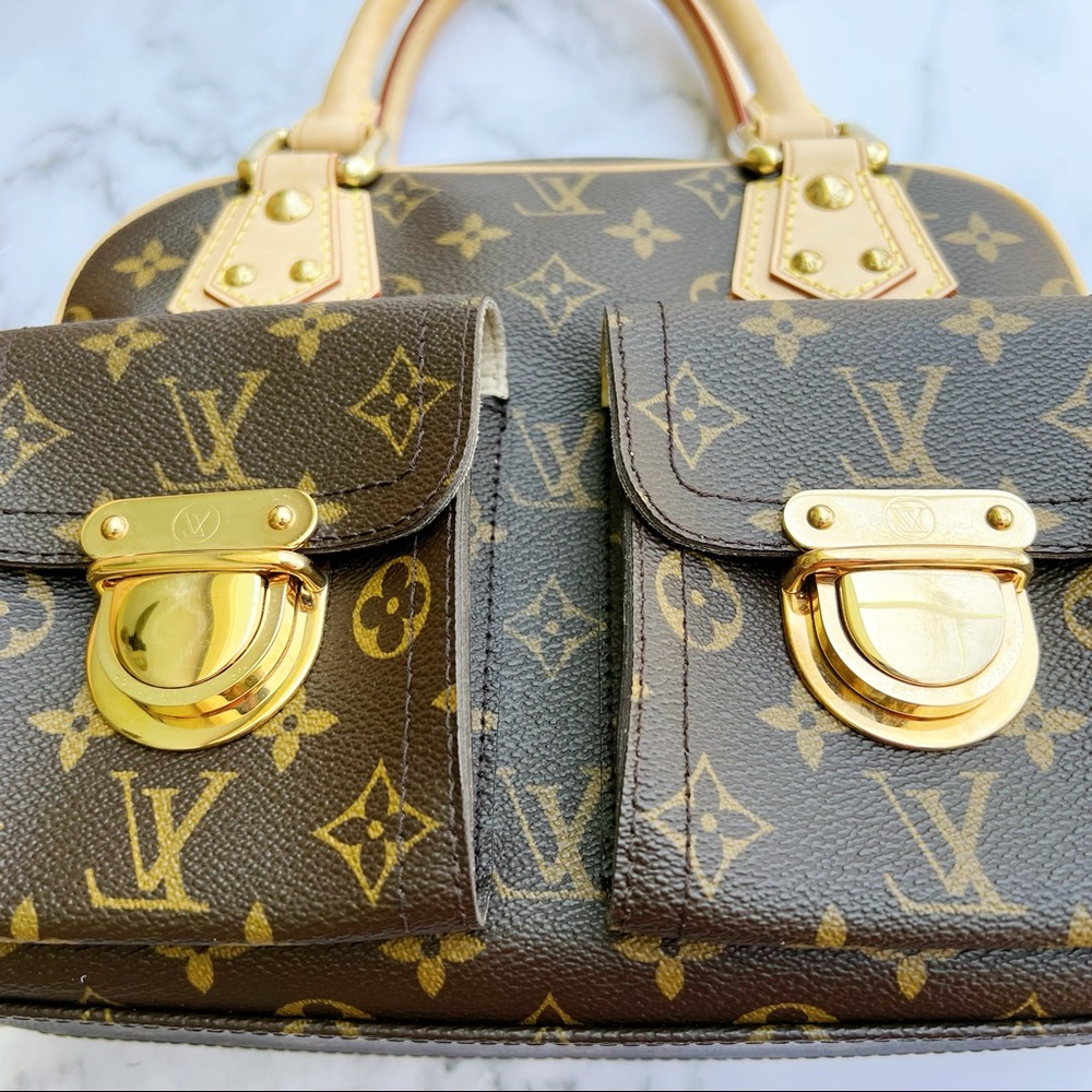 Authentic✅ Louis Vuitton Monogram Brown Satchel - Picture 10 of 11